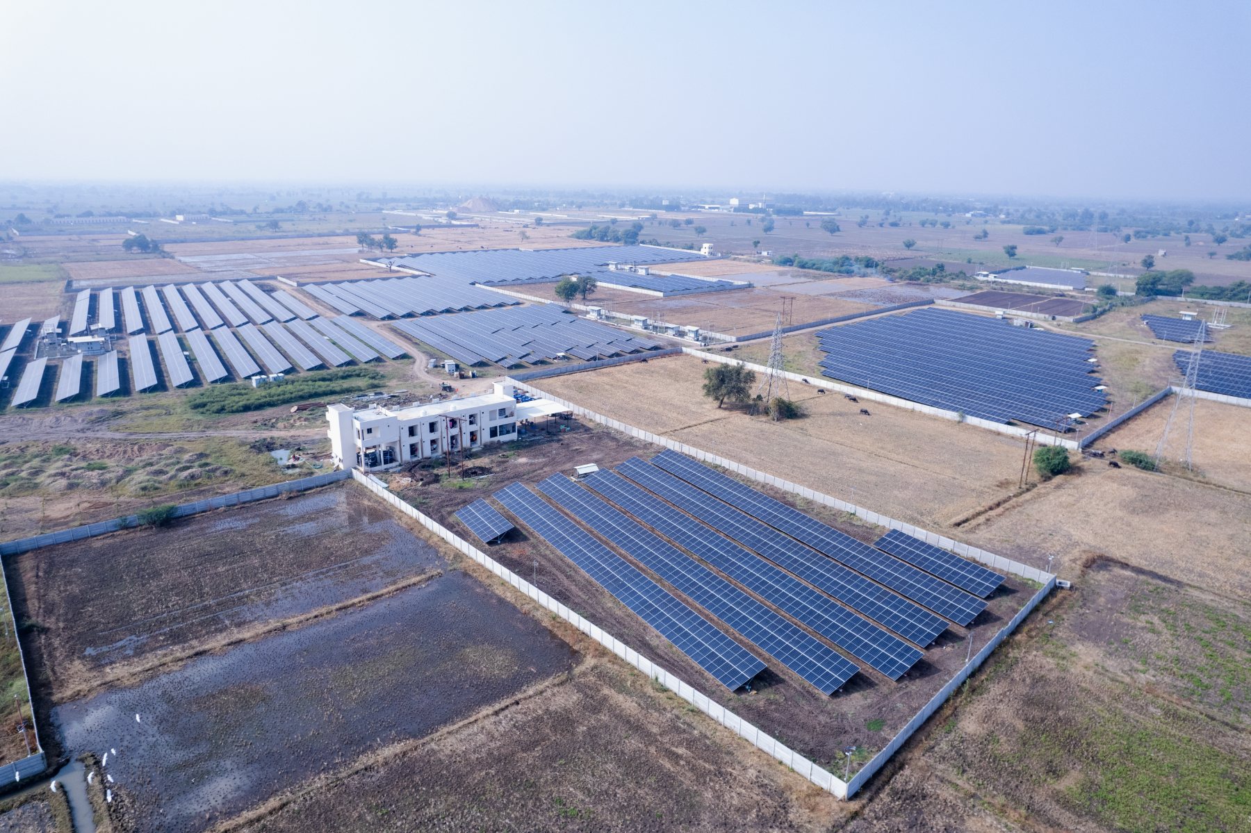 Utility scale solar plant, Gujarat